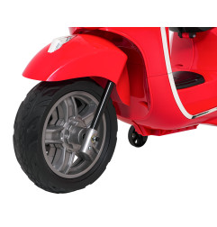 Vaikiškas elektrinis motoroleris Vespa Roma, Raudonas