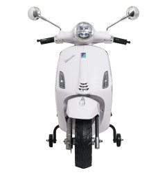 Vaikiškas elektrinis motoroleris Vespa Roma, Baltas