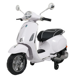 Vaikiškas elektrinis motoroleris Vespa Roma, Baltas