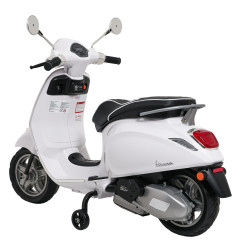 Vaikiškas elektrinis motoroleris Vespa Roma, Baltas