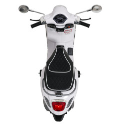 Vaikiškas elektrinis motoroleris Vespa Roma, Baltas