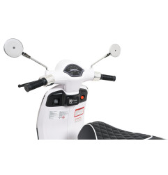 Vaikiškas elektrinis motoroleris Vespa Roma, Baltas