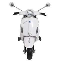 Vaikiškas elektrinis motoroleris Vespa Roma, Baltas