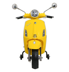 Vaikiškas elektrinis motoroleris Vespa Roma, Geltonas