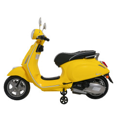 Vaikiškas elektrinis motoroleris Vespa Roma, Geltonas