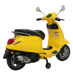 Vaikiškas elektrinis motoroleris Vespa Roma, Geltonas