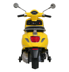 Vaikiškas elektrinis motoroleris Vespa Roma, Geltonas