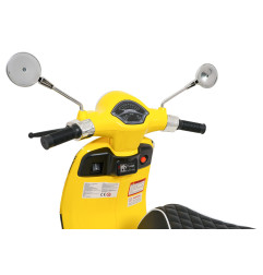 Vaikiškas elektrinis motoroleris Vespa Roma, Geltonas