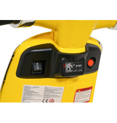 Vaikiškas elektrinis motoroleris Vespa Roma, Geltonas