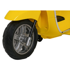 Vaikiškas elektrinis motoroleris Vespa Roma, Geltonas