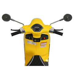Vaikiškas elektrinis motoroleris Vespa Roma, Geltonas