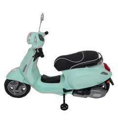 Vaikiškas elektrinis motoroleris Vespa Roma, Žalias