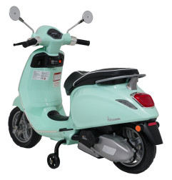 Vaikiškas elektrinis motoroleris Vespa Roma, Žalias