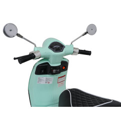 Vaikiškas elektrinis motoroleris Vespa Roma, Žalias