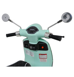 Vaikiškas elektrinis motoroleris Vespa Roma, Žalias