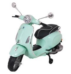Vaikiškas elektrinis motoroleris Vespa Roma, Žalias