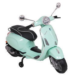 Vaikiškas elektrinis motoroleris Vespa Roma, Žalias