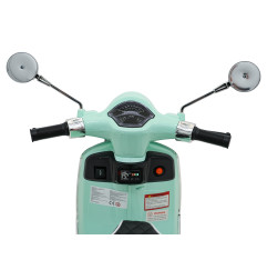 Vaikiškas elektrinis motoroleris Vespa Roma, Žalias