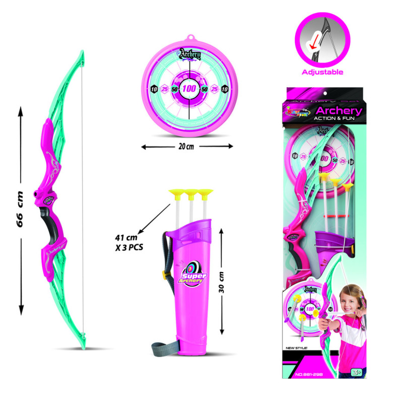 Rožinis lankininko rinkinys ir priedai