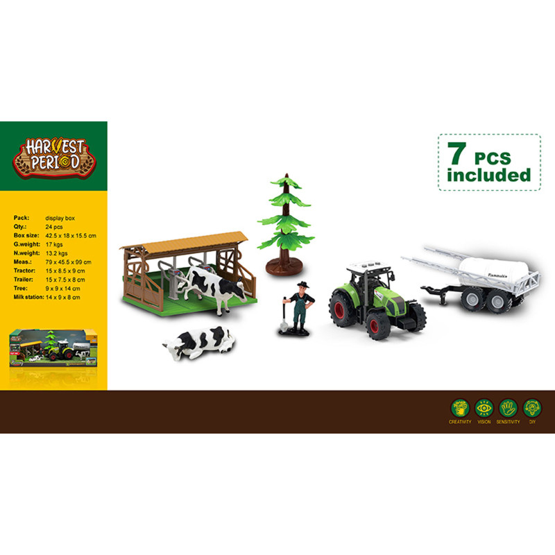 Ūkio rinkinys su traktoriumi