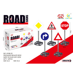 MEGA kelio ženklų rinkinys