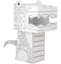 Spalvinamas 3D dinozauras tiranozauras