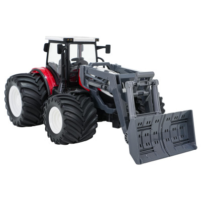 Traktorius ir buldozeris R/C 1:24 Raudonas