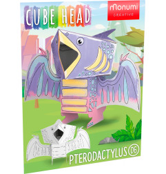 Spalvinamas 3D dinozauras Pterodactylus