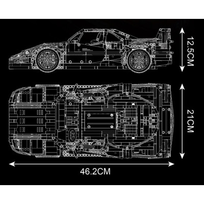 Mould King Konstruktorius automobilis 2688 detalės