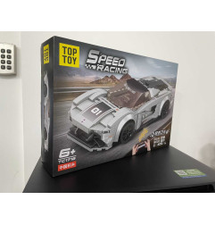 Pilkas R/C sportinių automobilių rinkinys