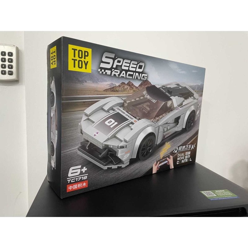 Pilkas R/C sportinių automobilių rinkinys Pilkas R/C sportinių automobilių rinkinys