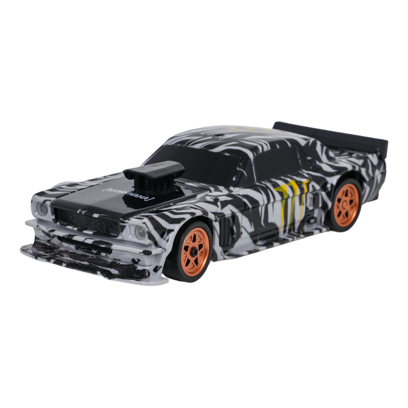 R/C drifto automobilis 1:43 žalias + priedai R/C drifto automobilis 1:43 žalias + priedai