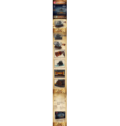 Piratų laivas butelyje Statybinis rinkinys 822 vnt.