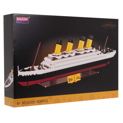 Konstruktorius Titanikas laivas 4190 detalių