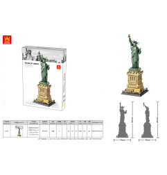 Konstruktorius "Laisvės statula" 1409vnt.