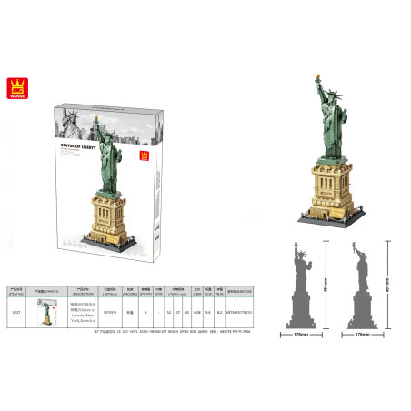 Konstruktorius "Laisvės statula" 1409vnt.