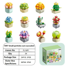 Gėlių blokų rinkinys 1097vnt.