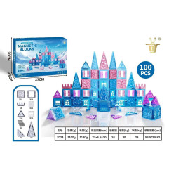 ICE SNOW Magnetinių kaladėlių rinkinys 100 vnt.