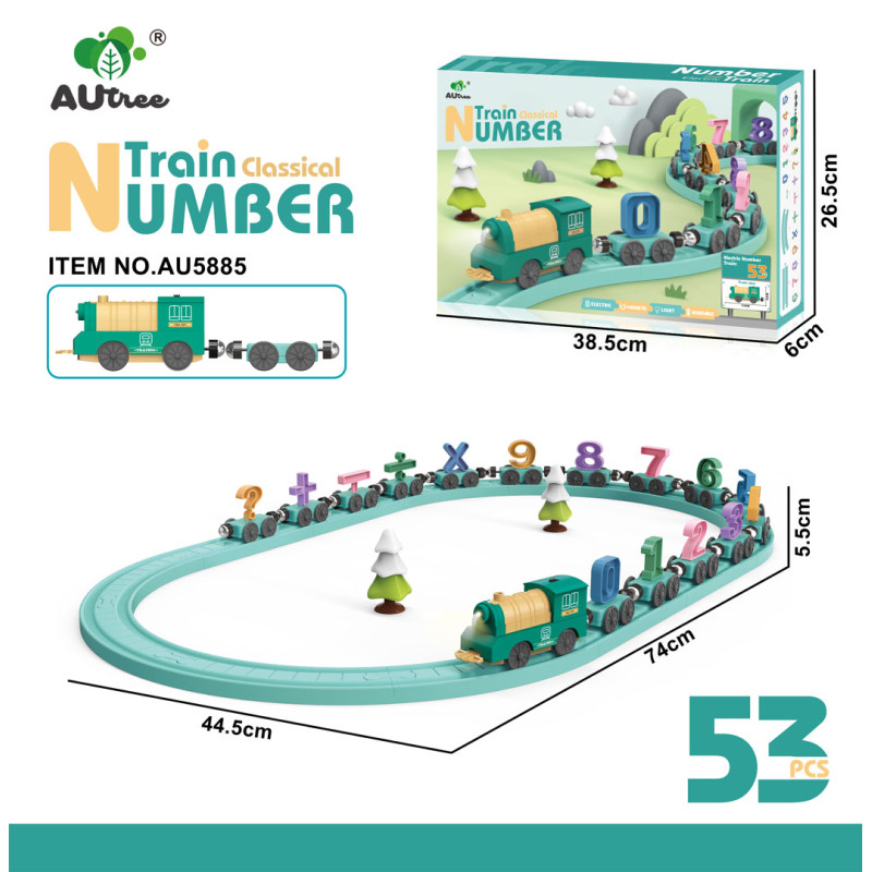 Matematinis traukinys 53 vnt.