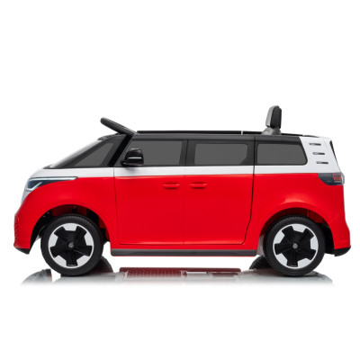 Vaikiškas elektromobilis Volkswagen ID BUZZ, Raudonas