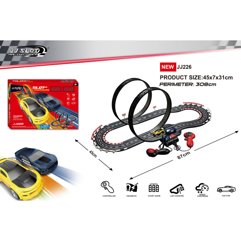 TRACK SPORT Automobilių lenktynių trasos ilgis 308 cm