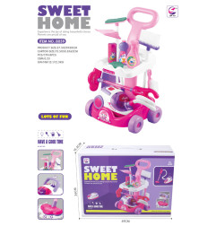 Rožinis valymo rinkinys ir priedai