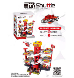 Daugiaaukštė gaisrinės automobilių stovėjimo aikštelė + priedai