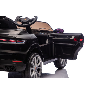 Vaikiškas elektromobilis Porsche Cayenne, Juodas