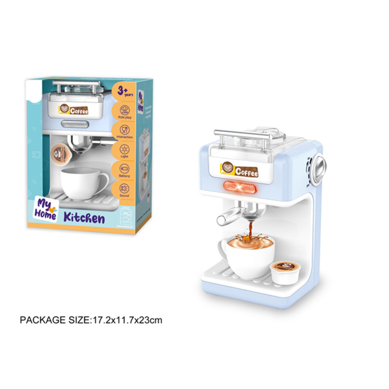 Mėlynas kavos aparatas