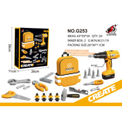 Mažojo meistro rinkinys Geltonas + kuprinė