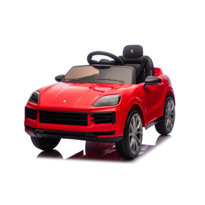 Vaikiškas elektromobilis Porsche Cayenne, Raudonas
