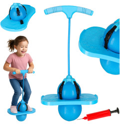 Vaikų megztinis "pogo balance" mėlynos spalvos