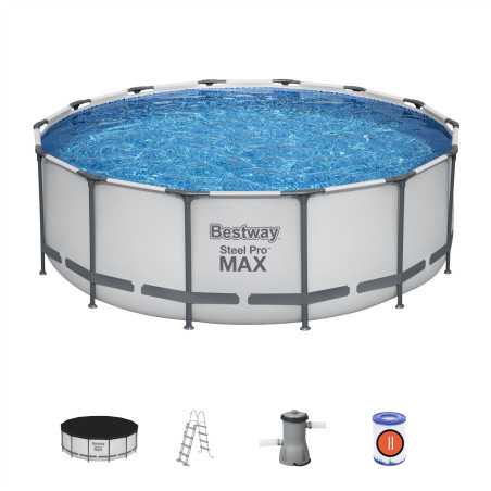 Rėminis baseinas STEEL PRO MAX BESTWAY (427x122 cm)