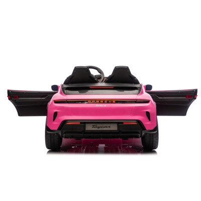Vaikiškas elektromobilis Porsche Taycan Turbo S, Rožinis